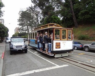 RIDING THE CABLE CARS